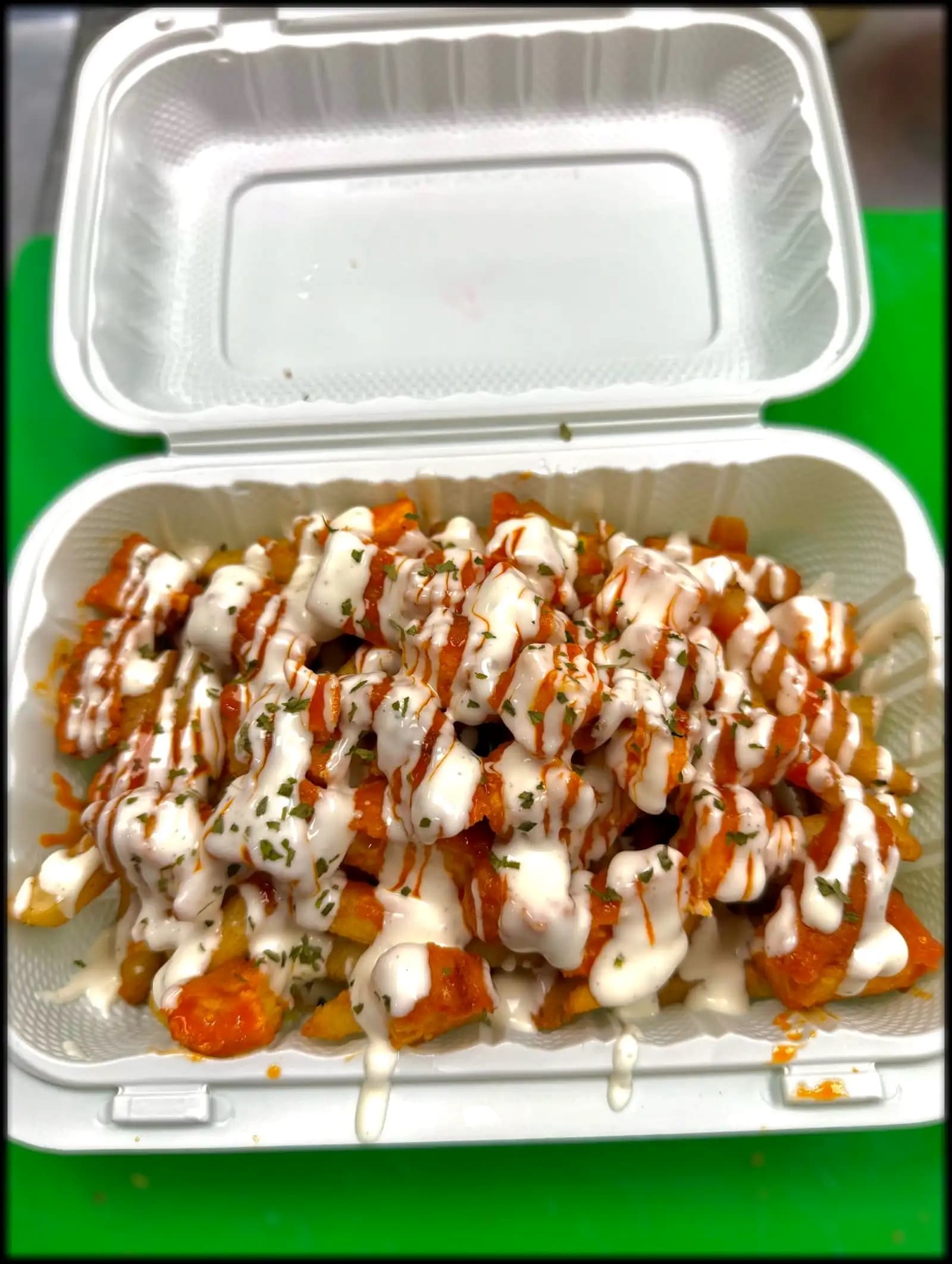 Loaded Buffalo Chicken Fries